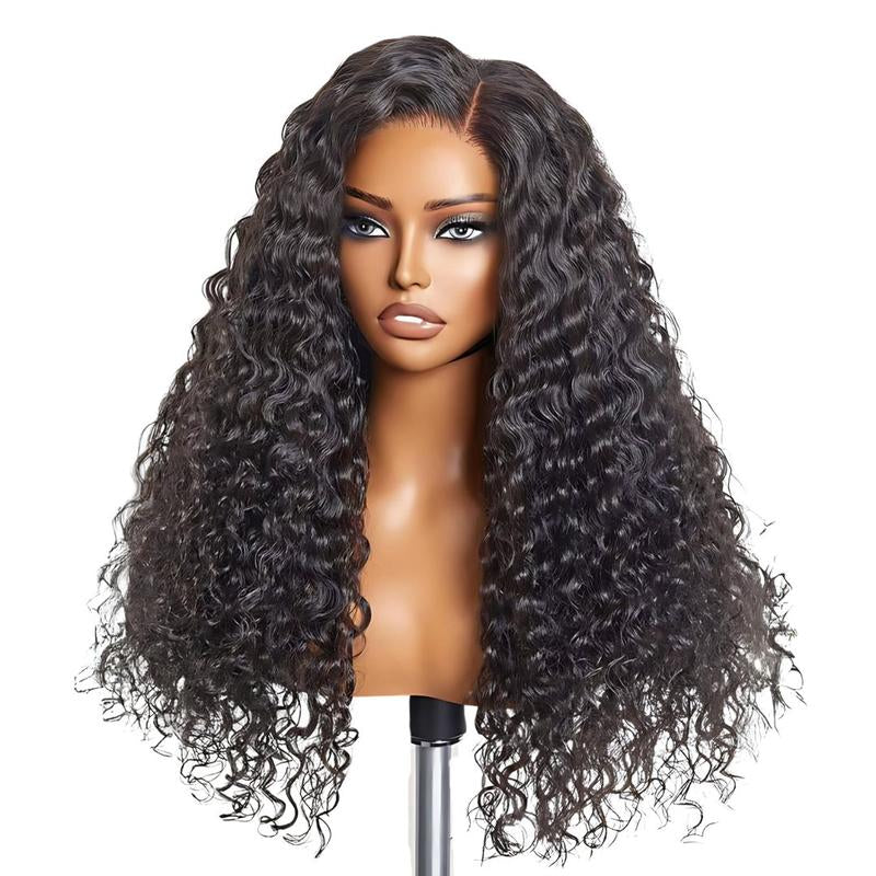 NULOOK HAIR 6X6 HD Lace Front Glueless Wig - Water Wave Human Hair, Pre-Bleached Knots, Pre-Cut Wear & Go, 200% Density Natural Hairline #Wigtok #Blackgirl #Fallfreshnessfall Deals for You